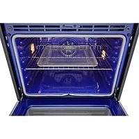 Four mural combiné électrique avec convection à ventilateur 30 po de LG (WCEP6423F) - Inox antiempreinte