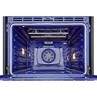 Four mural combiné électrique avec convection à ventilateur 30 po de LG (WCEP6423F) - Inox antiempreinte