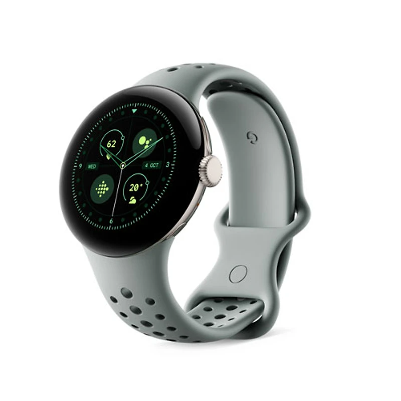 Bracelet sport pour Pixel Watch 2 de Google - Vert lichen