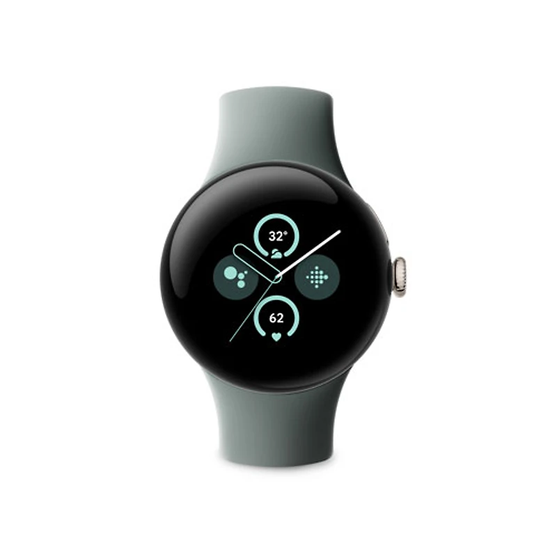 Bracelet sport pour Pixel Watch 2 de Google - Vert lichen - Petit