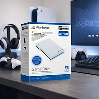 Disque dur externe USB 3.0 de 2 To de Seagate pour PlayStation (STLV2000101) - Blanc