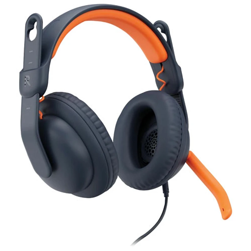 Casque d'écoute USB-A à suppression du bruit Zone Learn de Logitech - Bleu classique