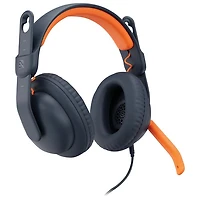 Casque d'écoute USB-A à suppression du bruit Zone Learn de Logitech - Bleu classique