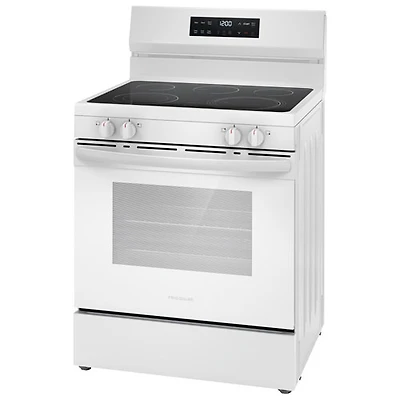 Cuisinière électrique autonome 5 éléments 5,3 pi³ 30 po de Frigidaire (FCRE306CAW) - Blanc