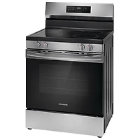 Cuisinière électrique autonome à 5 éléments de 5,3 pi³ 30 po de Frigidaire (FCRE306CAS) - Inox