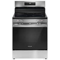 Cuisinière électrique autonome à 5 éléments de 5,3 pi³ 30 po de Frigidaire (FCRE306CAS) - Inox