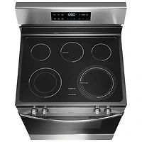 Cuisinière électrique autonome à 5 éléments de 5,3 pi³ 30 po de Frigidaire (FCRE306CAS) - Inox