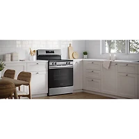 Cuisinière électrique autonome à 5 éléments de 5,3 pi³ 30 po de Frigidaire (FCRE306CAS) - Inox