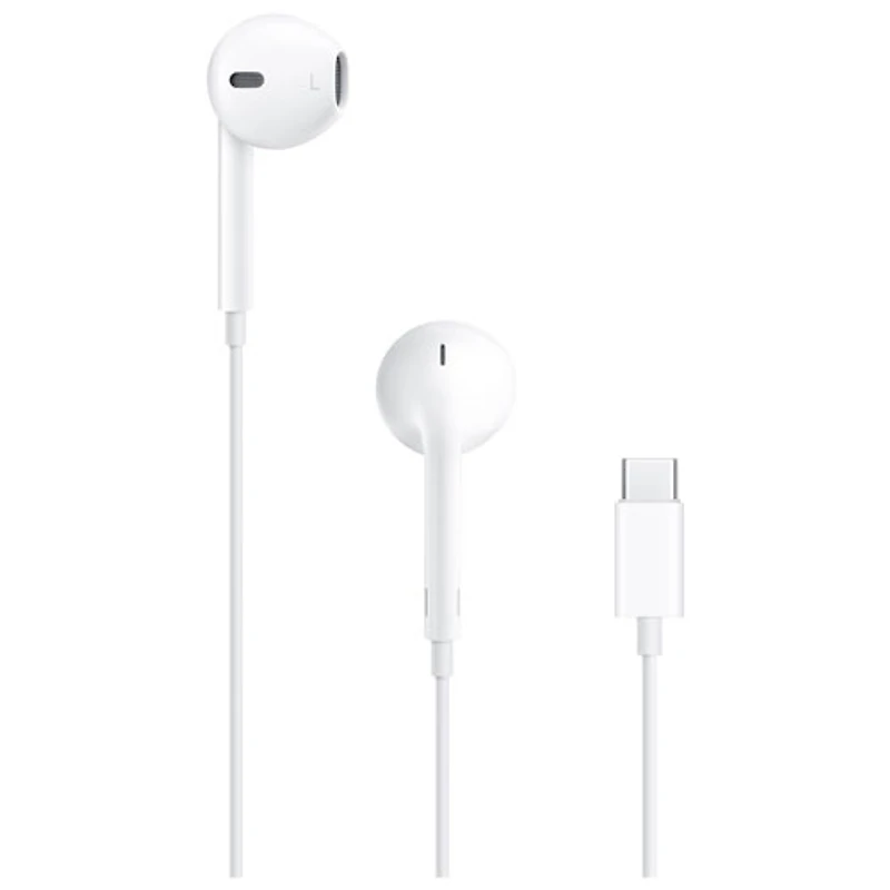 Écouteurs boutons EarPods d'Apple avec connecteur USB-C - Blanc