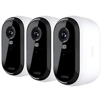 Caméra de surveillance d'intérieur/d'extérieur sans fil HD Essential XL (2e génération) d'Arlo - Ensemble de 3 - Blanc - Exclusivité de Best Buy