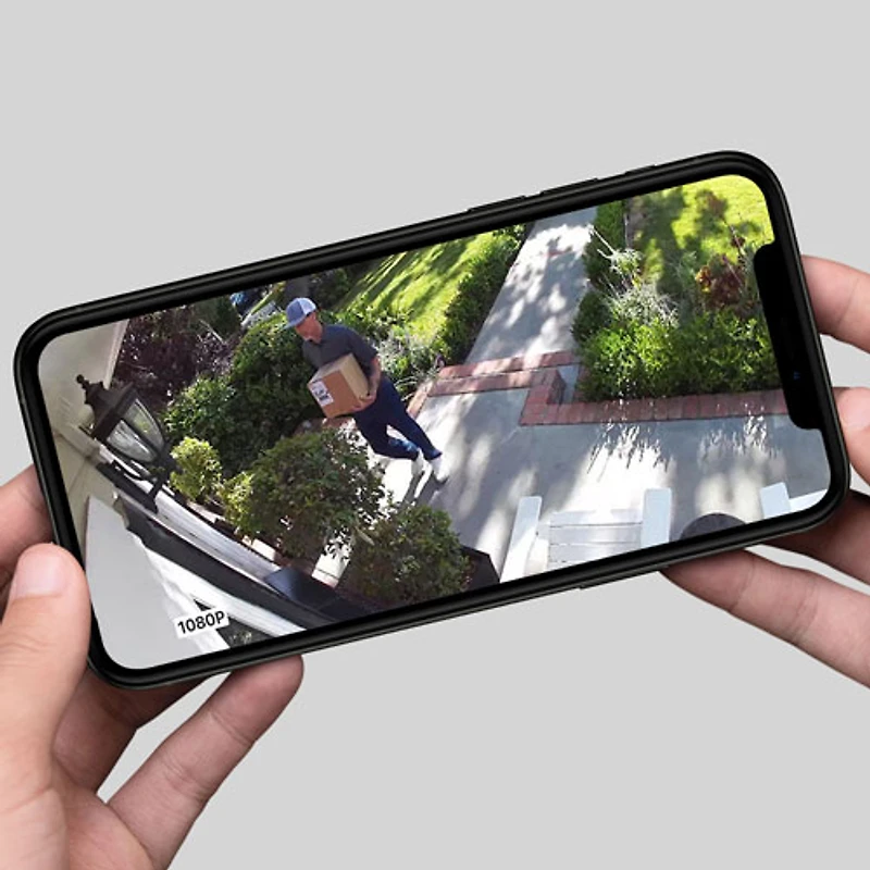 Caméra de surveillance d'intérieur/d'extérieur sans fil HD Essential (2e génération) d'Arlo - Blanc