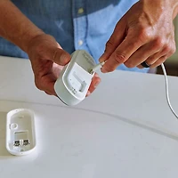 Sonnette vidéo Wi-Fi 2K avec fil/à batterie d'Arlo (2e génération) - Blanc