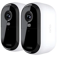 Arlo Essential Wire-Free Indoor/Outdoor 2K Security Camera (2nd Generation) - 2 Pack - White