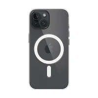 Apple Fitted Hard Shell Case with MagSafe for iPhone 15 - Clear