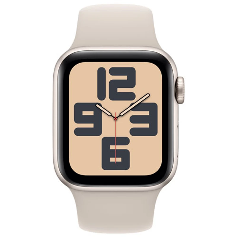 Apple Watch SE (GPS) de 40 mm avec boîtier en aluminium et bracelet sport comète