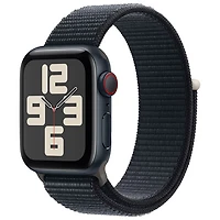 Apple Watch SE (GPS + Cellular) 40mm Midnight Aluminum Case with Midnight Sport Band