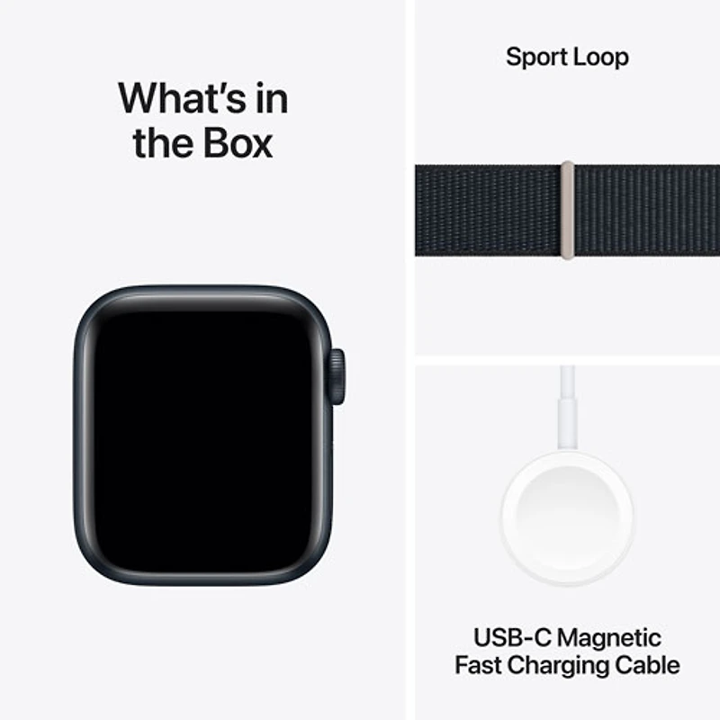 Apple Watch SE (GPS + Cellular) 40mm Midnight Aluminum Case with Midnight Sport Band