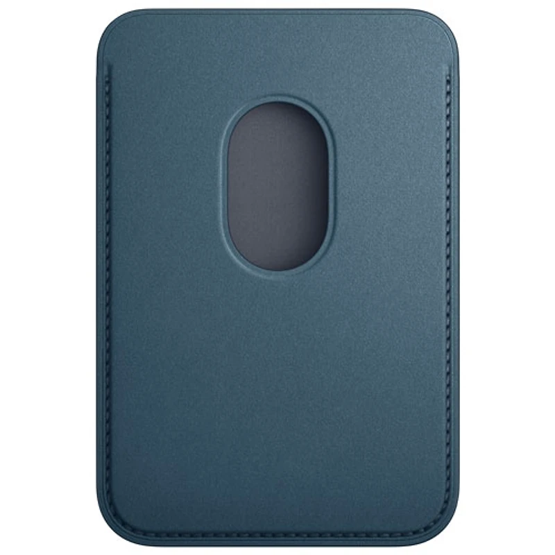 Apple FineWoven Wallet with MagSafe for iPhone 15/14/13/12 - Pacific Blue