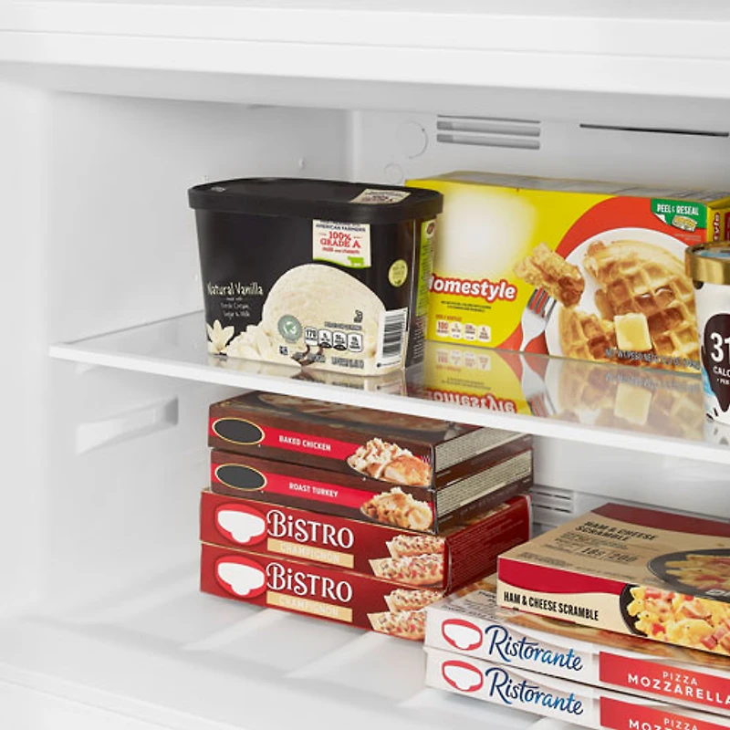 Insignia 28" 14.2 Cu. Ft. Top Freezer Refrigerator (NS-RTM14WH5-C) - White - Only at Best Buy