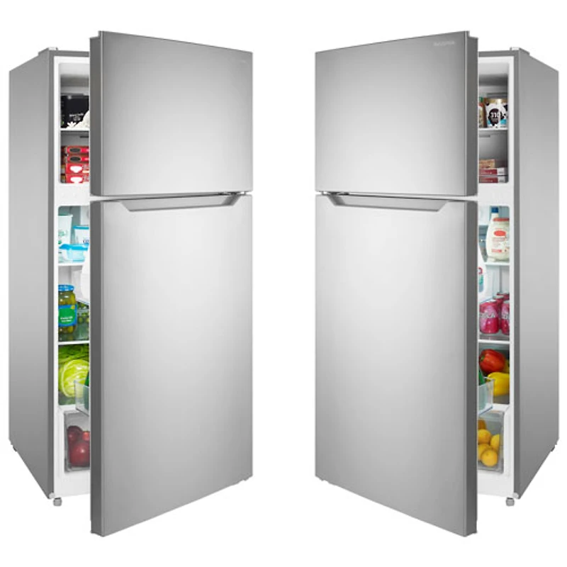 Insignia 28" 14.2 Cu. Ft. Top Freezer Refrigerator (NS-RTM14SS5-C) - Stainless Steel - Only at Best Buy