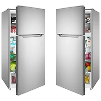 Insignia 28" 14.2 Cu. Ft. Top Freezer Refrigerator (NS-RTM14SS5-C) - Stainless Steel - Only at Best Buy