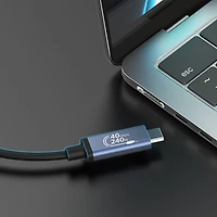 Câble USB-C de 40 Gb/s et 240 W de J5create (USB4 3e gén.) (JUC29L08)
