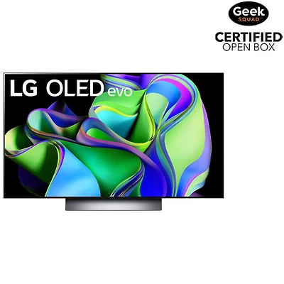 Boîte ouverte - Téléviseur intelligent Evo ThinQ AI webOS HDR DELO UHD 4K de 48 po série C3 de LG (OLED48C3PUA) - 2023