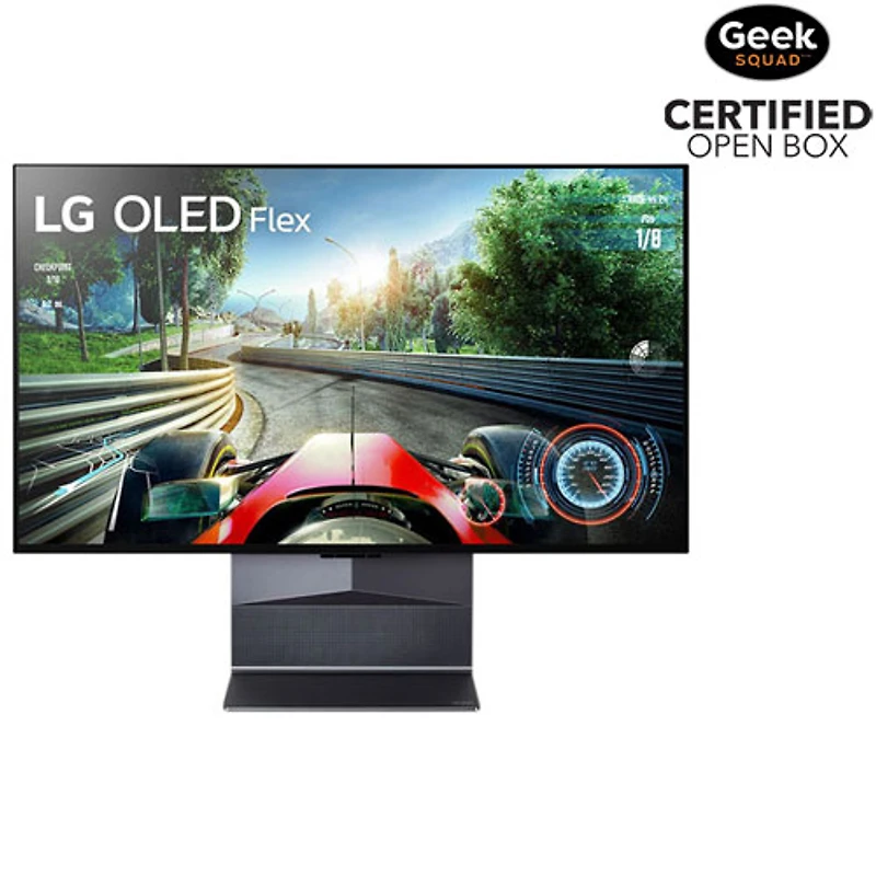 Boîte ouverte - Téléviseur intelligent webOS incurvé HDR DELO UHD 4K de 42 po OLED Flex de LG (42LX3QPUA)