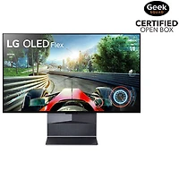 Boîte ouverte - Téléviseur intelligent webOS incurvé HDR DELO UHD 4K de 42 po OLED Flex de LG (42LX3QPUA)