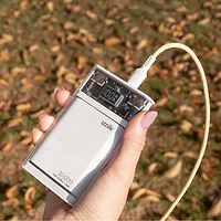 LOGiiX Piston Power 10000 mAh Power Bank with Wireless Charging - White