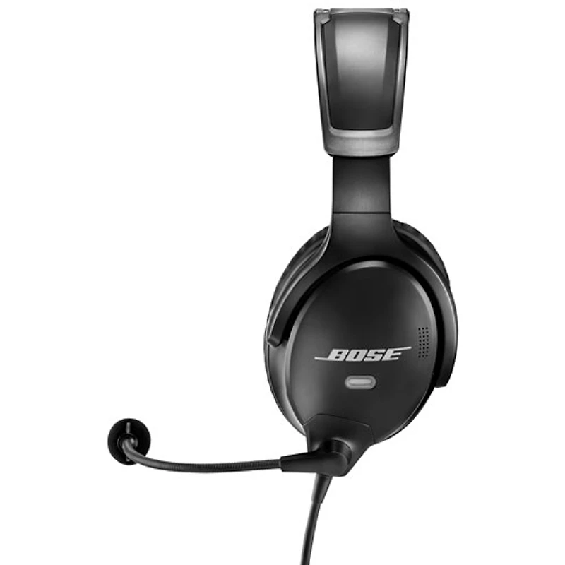 Bose A30 Aviation Over-Ear Noise Cancelling Wired Headphones - Black