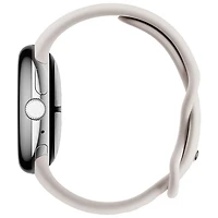 Montre Pixel Watch 2 de Google (GPS + LTE) avec boîtier de 40 mm en aluminium argenté et bracelet sport porcelaine, avec TELUS - Financement mensuel