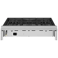 Smeg Professional 36" 6-Burner Gas Cooktop (RTU366GX) - Stainless Steel