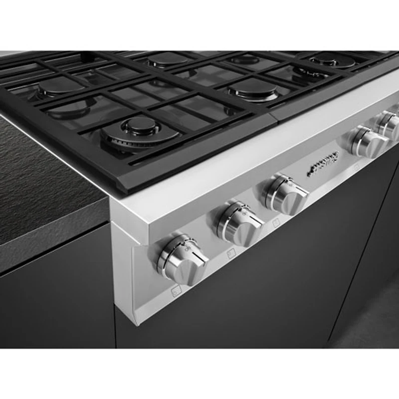 Smeg Professional 36" 6-Burner Gas Cooktop (RTU366GX) - Stainless Steel