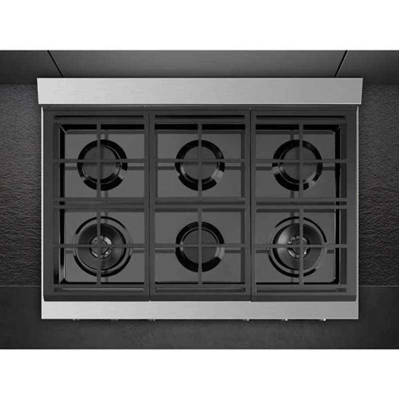 Smeg Professional 36" 6-Burner Gas Cooktop (RTU366GX) - Stainless Steel