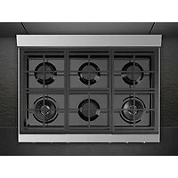 Smeg Professional 36" 6-Burner Gas Cooktop (RTU366GX) - Stainless Steel
