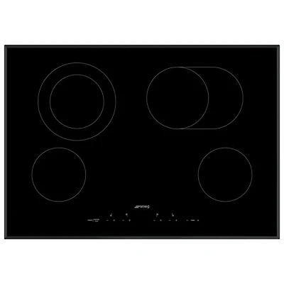 Smeg Classic 26" 4-Element Electric Cooktop (SEU304EMTB) - Black