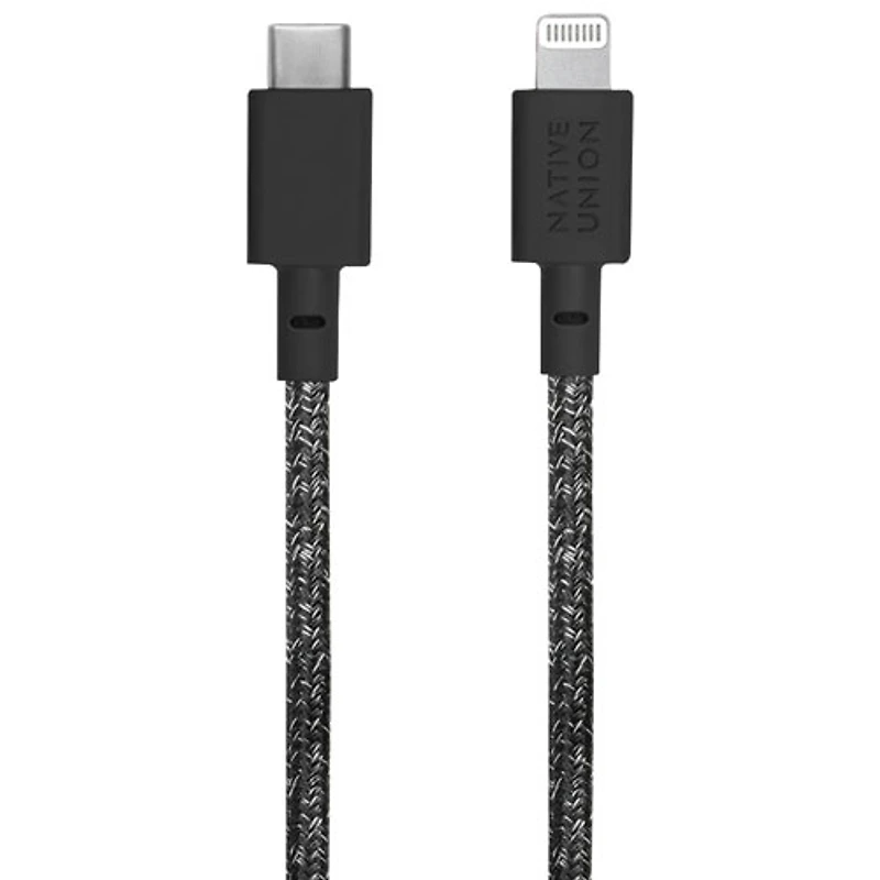 Native Union Belt XL 3m (10 ft.) USB-C to Lightning Cable - Cosmos Black