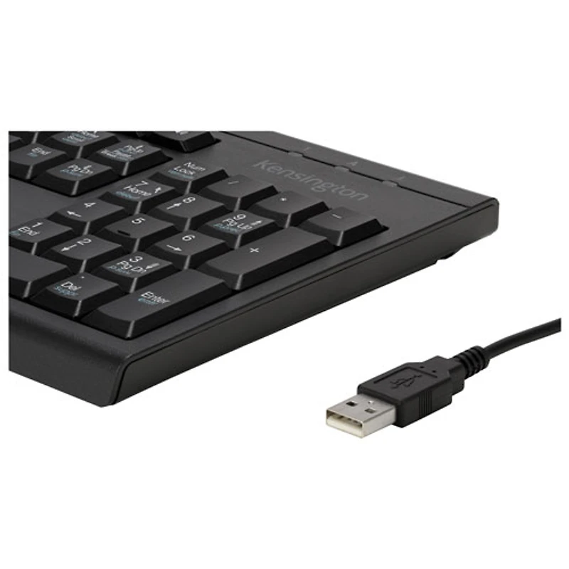 Kensington Wired Full-Size Keyboard - Bilingual