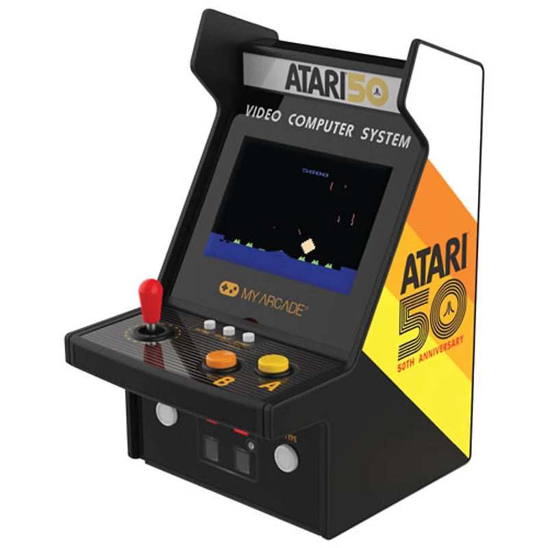 Miniborne d'arcade 100-en-1 de 6,75 po My Arcade Atari Micro Player Pro de dreamGEAR