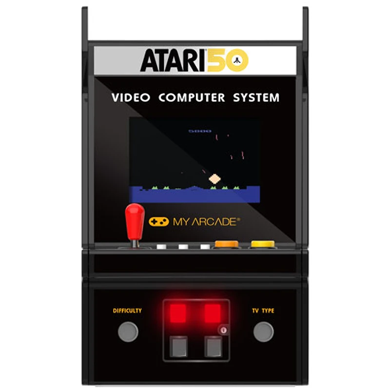 Miniborne d'arcade 100-en-1 de 6,75 po My Arcade Atari Micro Player Pro de dreamGEAR