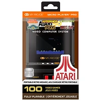 Miniborne d'arcade 100-en-1 de 6,75 po My Arcade Atari Micro Player Pro de dreamGEAR