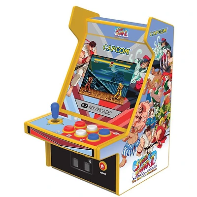 dreamGEAR My Arcade Super Street Fighter II Micro Player Pro 6.75" Mini Arcade Machine - Orange