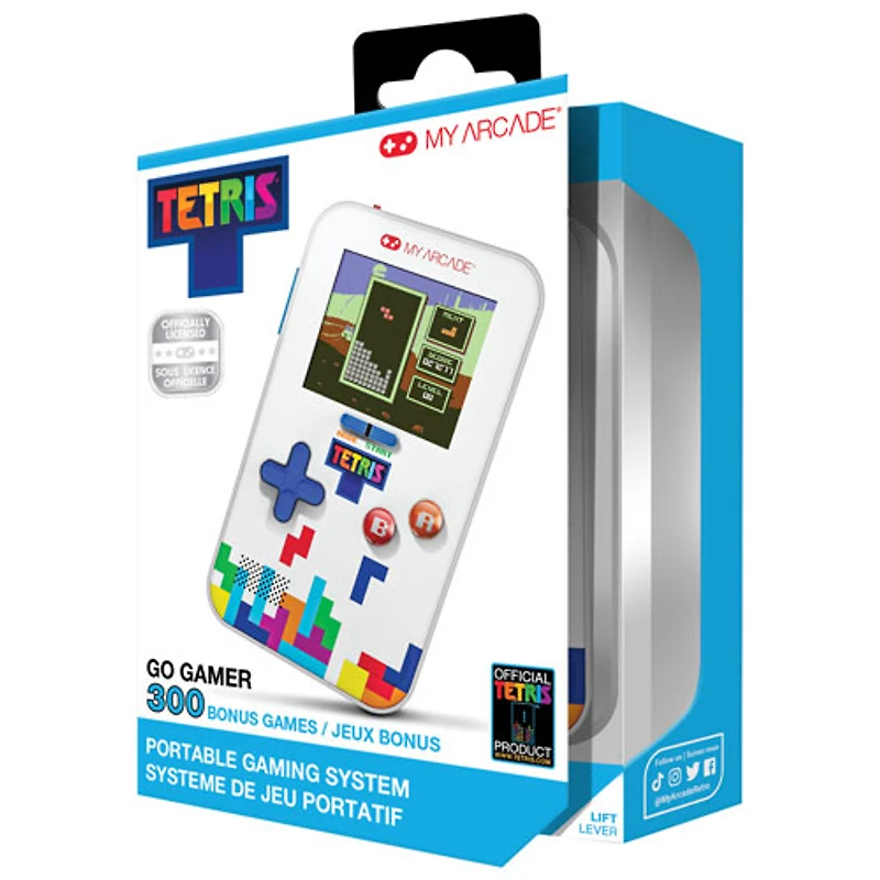 Console de jeu portative UNI Go Gamer Classic Tetris (301 Games)