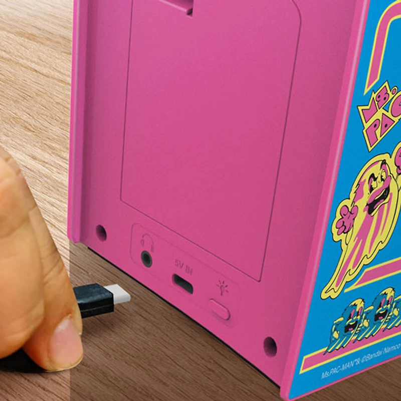dreamGEAR My Arcade Ms.Pac-Man Micro Player Pro 6.75" Mini Arcade Machine