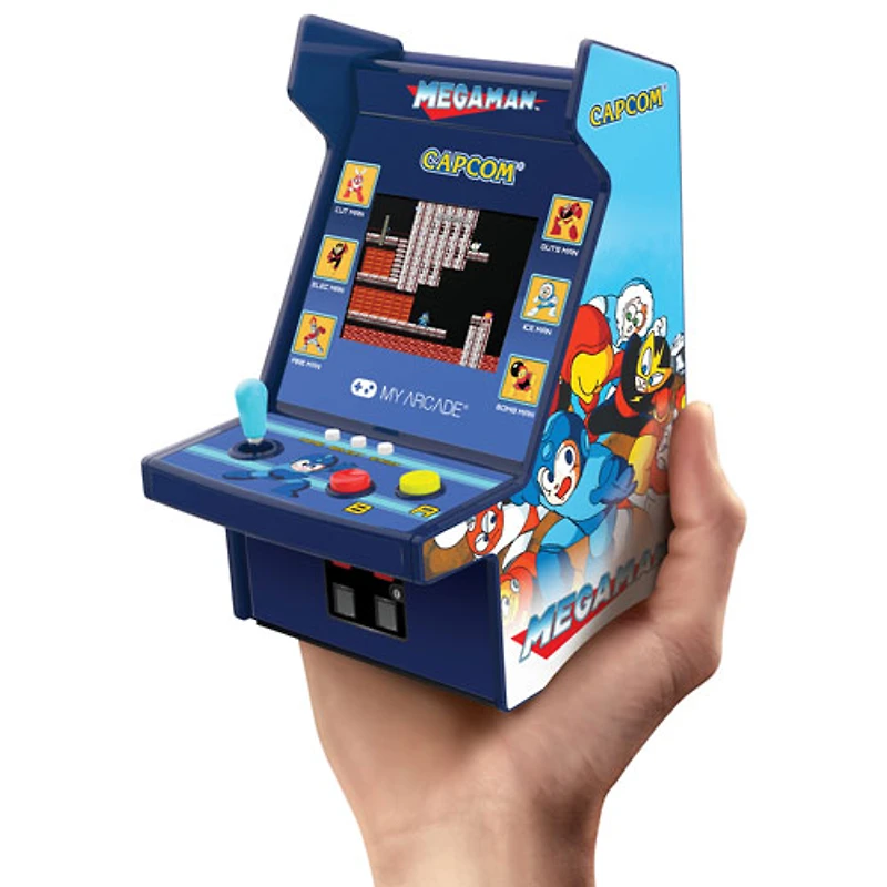 dreamGEAR My Arcade Mega Man 6-in-1 Micro Player Pro 6.75" Mini Arcade Machine