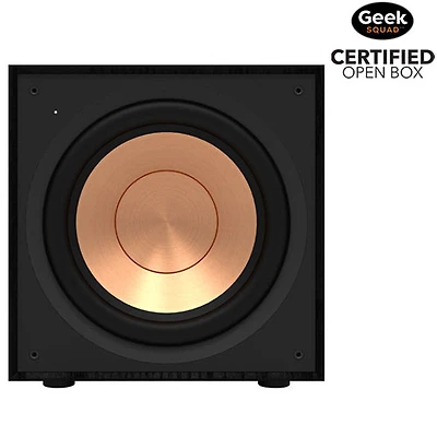 Boîte ouverte - Haut-parleur d'extrêmes graves de 300 W et 10 po R101SW de Klipsch - Noir