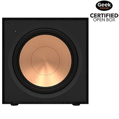 Boîte ouverte - Haut-parleur d'extrêmes graves de 400 W R121SW de Klipsch - Noir