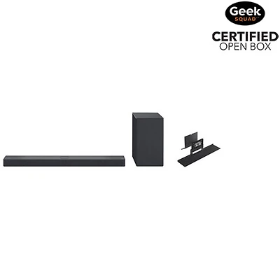 Open Box - LG SC9S 400W 3.1.3 Channel Dolby Atmos Sound Bar w/ Bracket for LG OLED TVs&Triple Up-Firing Speakers