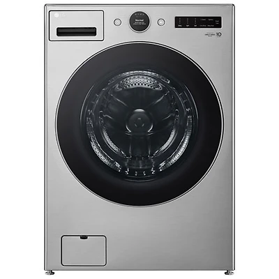 Open Box - LG 5.2 Cu Ft High Efficiency Front Load Steam Washer (WM5500HVA) -Graphite Steel -Scratch & Dent